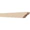 Ekena Millwork 4in. W x 4in. H x 32in. L Ridgewood Woodgrain TimberThane Rafter Tail, Primed Tan RFTUR04X04X32RIDRCPR - alternate 1